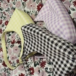 Forever 21 bundle of gingham shoulder bags